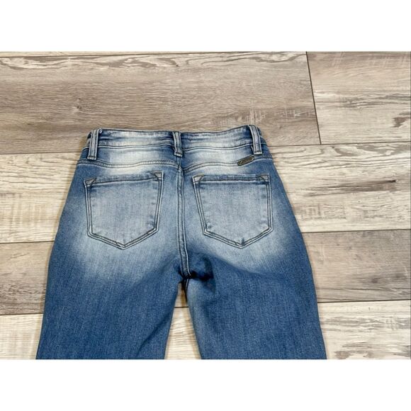 KanCan signature distressed mid rise ankle skinny jeans size 25 - Picture 5 of 11